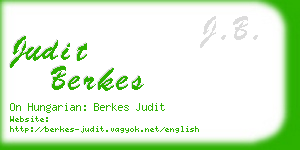 judit berkes business card